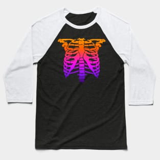 Skeleton Rib Cage ✅ Halloween Baseball T-Shirt